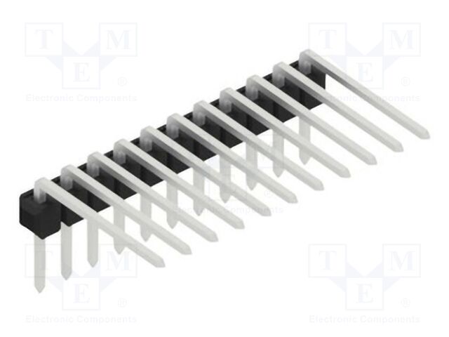 Connector: pin strips; pin header; male; PIN: 11; 2.54mm; THT; 1x11