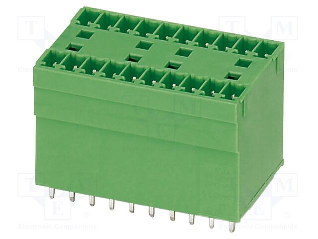 PCB headers, nominal cross section: 1.5 mm?, color: green, n