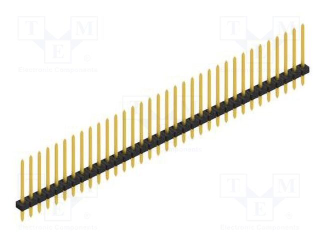 Connector: pin strips; pin header; male; PIN: 34; 2mm; THT; 1x34