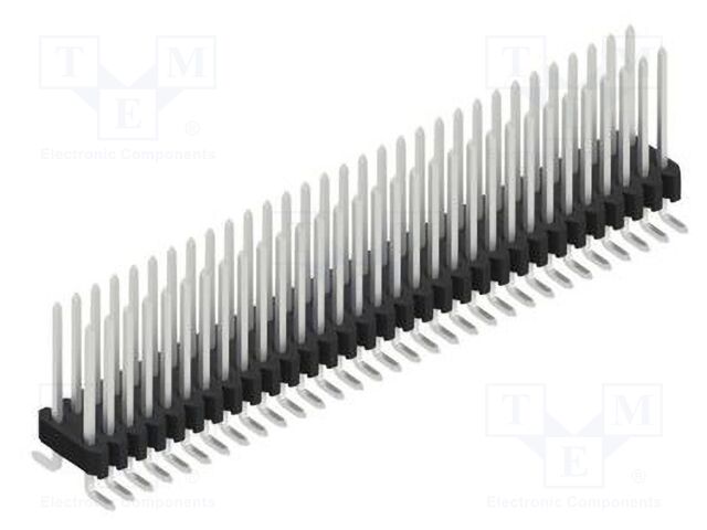 Connector: pin strips; pin header; male; PIN: 62; 1.27mm; SMT; 2x31