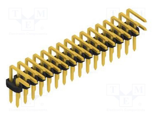 Connector: pin strips; pin header; male; PIN: 32; 2mm; THT; 2x16