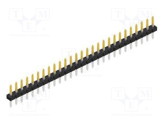 Connector: pin strips; pin header; male; PIN: 27; 2mm; THT; 1x27