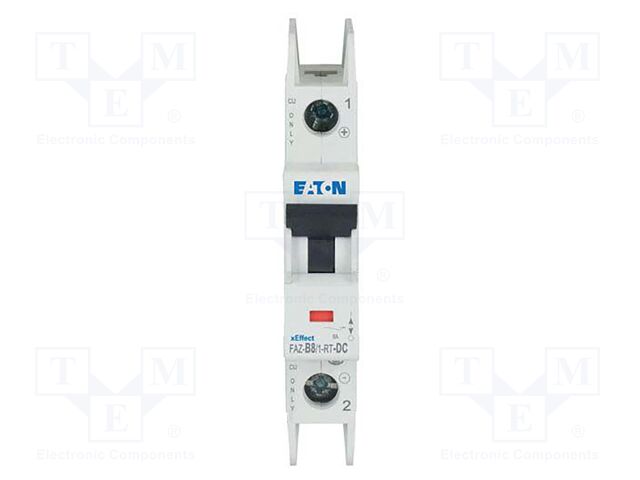 Circuit breaker; 220VDC; Inom: 8A; Poles: 1; for DIN rail mounting