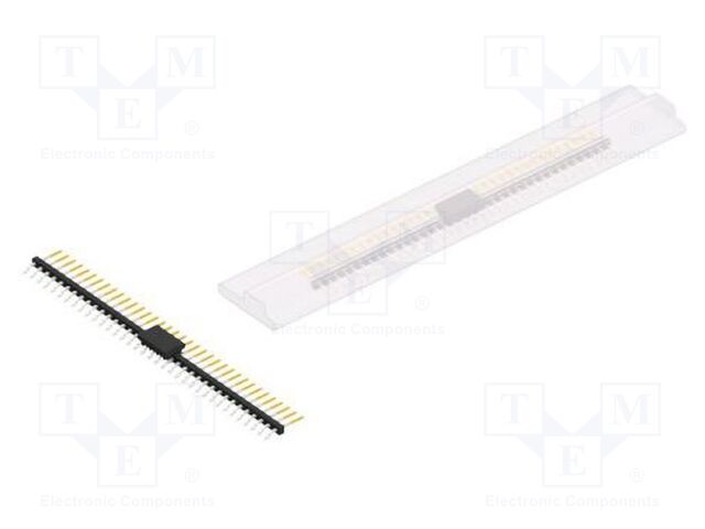 Connector: pin strips; pin header; male; PIN: 36; 2mm; SMT; 1x36