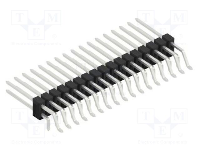 Connector: pin strips; pin header; male; PIN: 34; 2.54mm; SMT,THT
