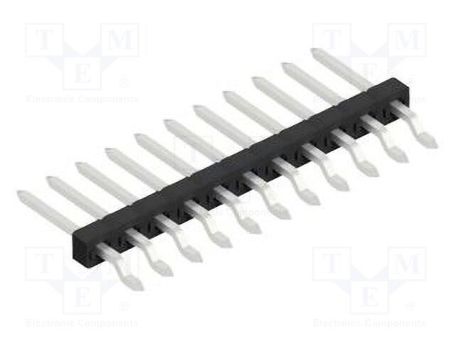 Connector: pin strips; pin header; male; PIN: 11; 2mm; SMT; 1x11