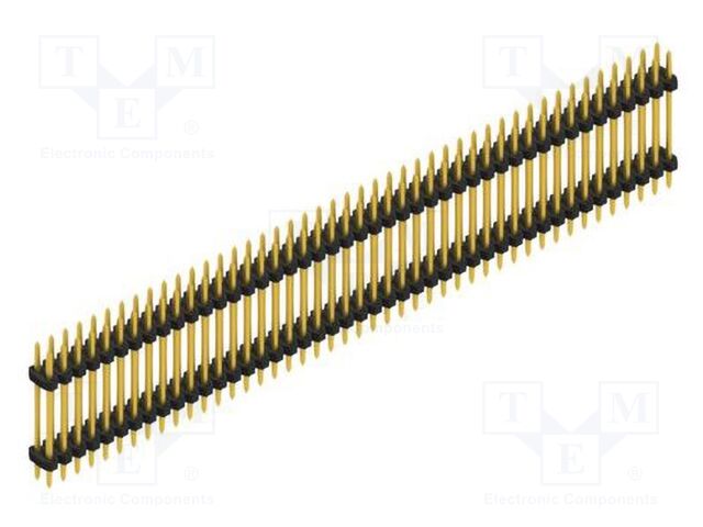 Connector: pin strips; pin header; male; PIN: 90; 2mm; THT; 2x45