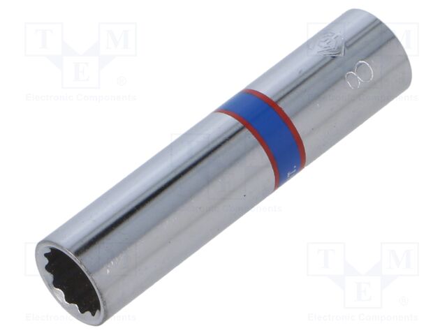 Wrench; 12-angles,twelve point socket,socket spanner; 1/4"