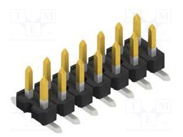 Connector: pin strips; pin header; male; PIN: 14; 2.54mm; SMT; 2x7