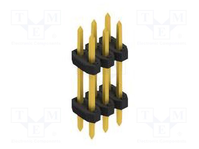 Connector: pin strips; pin header; male; PIN: 6; 2mm; THT; 2x3; 100V