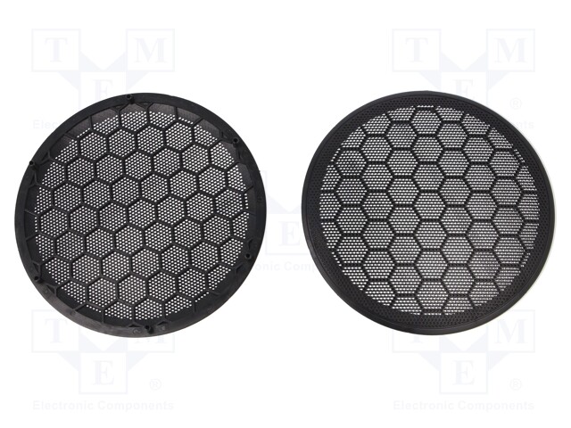 Loudspeaker grille; Seat,VW; black; 165mm