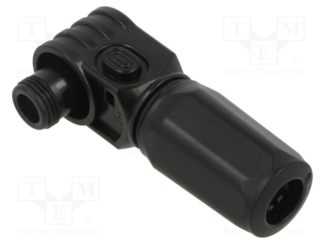 Plug; DC supply; female; PIN: 1; for cable; crimped; black; 1kV; 120A