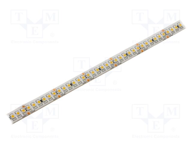 LED tape; white warm; 3528; LED/m: 180; 10.5mm; white PCB; IP65