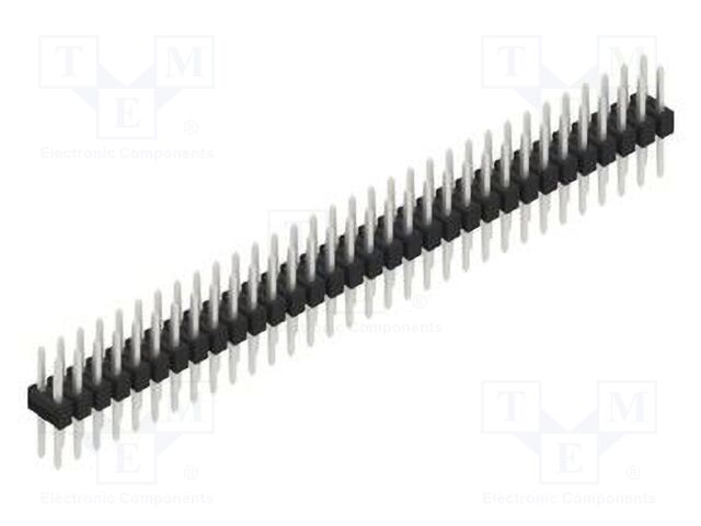 Connector: pin strips; pin header; male; PIN: 64; 2.54mm; THT; 2x32