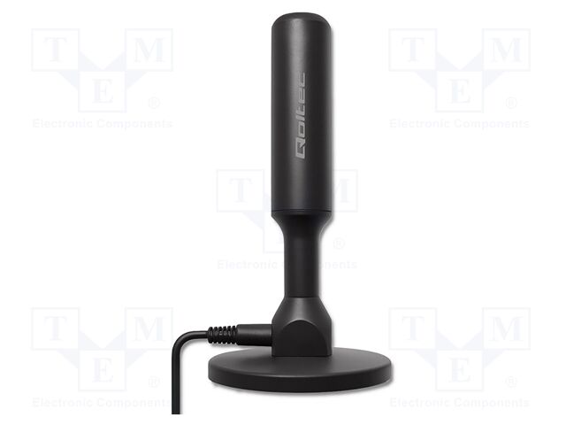 Antenna; black; SMA; 50W; 600÷2700MHz; 50Ω; 3m; 5dBi; -40÷85°C; RG174