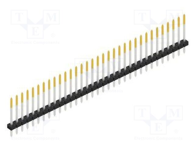 Connector: pin strips; pin header; male; PIN: 33; 2mm; THT; 1x33