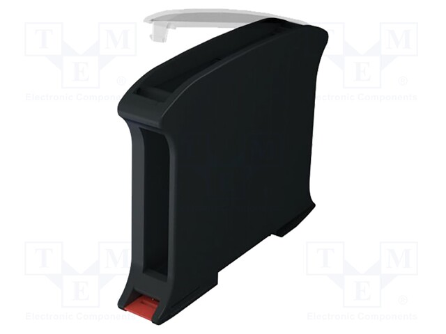 Enclosure: for DIN rail mounting; ABS