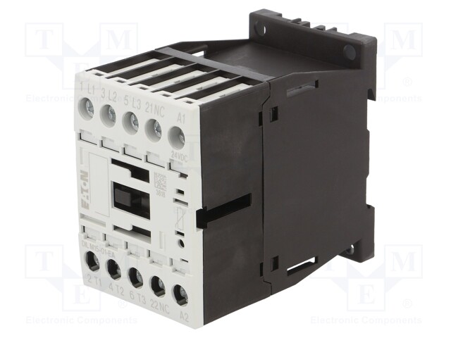 Contactor: 3-pole; NO x3; Auxiliary contacts: NC; 24VDC; 15A; 690V