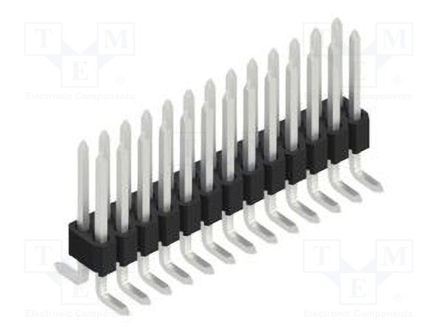 Connector: pin strips; pin header; male; PIN: 26; 1.27mm; SMT; 2x13