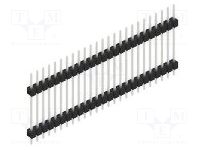 Connector: pin strips; pin header; male; PIN: 25; 2.54mm; THT; 1x25