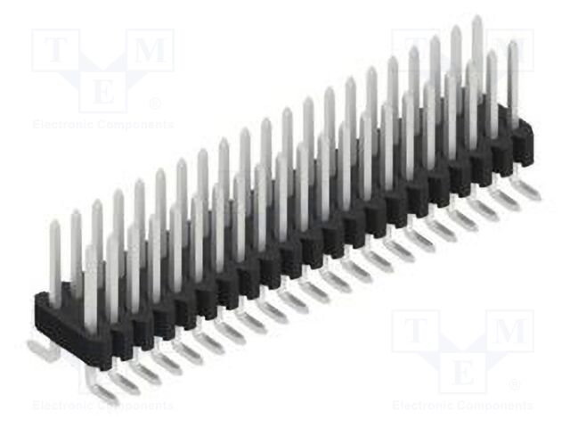 Connector: pin strips; pin header; male; PIN: 42; 1.27mm; SMT; 2x21
