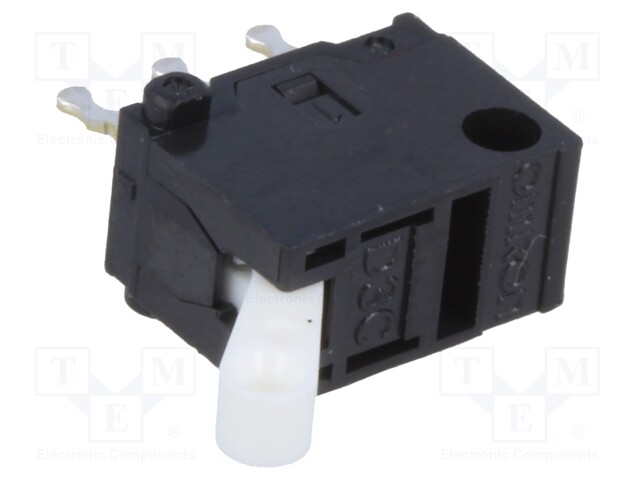 Microswitch SNAP ACTION; with lever; SPDT; 0.1A/30VDC; Pos: 2