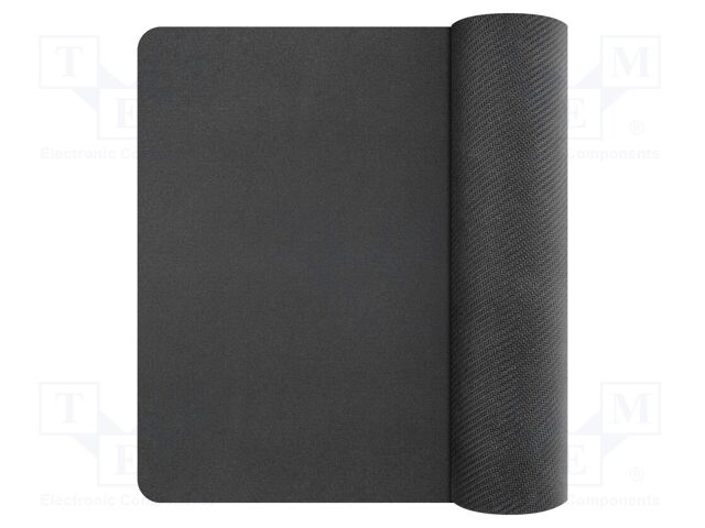 Mouse pad; black; Features: labelling-friendly surface; 10pcs.