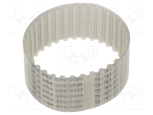 Timing belt; T5; W: 25mm; H: 2.2mm; Lw: 165mm; Tooth height: 1.2mm