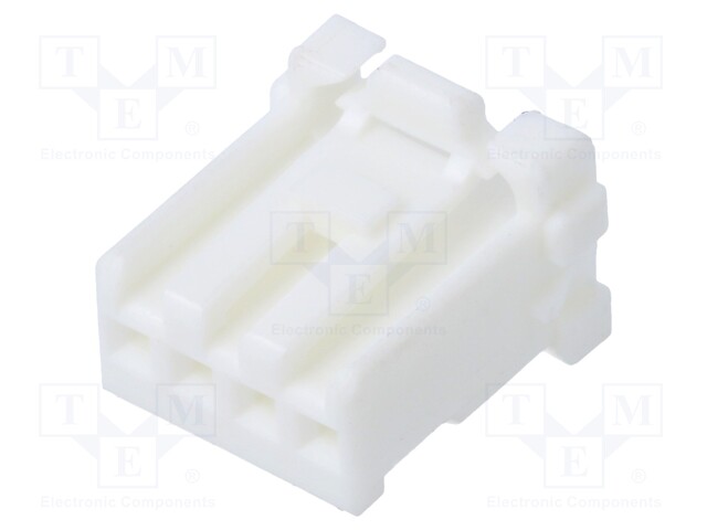 Plug; wire-wire/PCB; female; PNI; 2mm; PIN: 4; w/o contacts; crimped