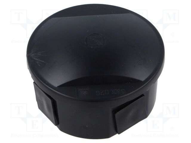 Enclosure: junction box; Ø: 84mm; Z: 40mm; ABS,polystyrene; IP44