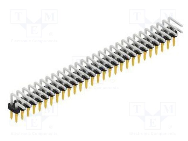 Connector: pin strips; pin header; male; PIN: 56; 2mm; THT; 2x28