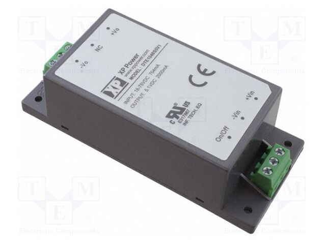 DC/DC Converter, ITE, 1 Output, 10 W, 5.1 V, 2 A