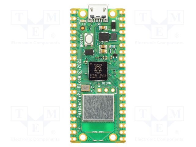 Single-board computer; RP2040; 51x21mm; 1.8÷5.5VDC; f: 2.4GHz