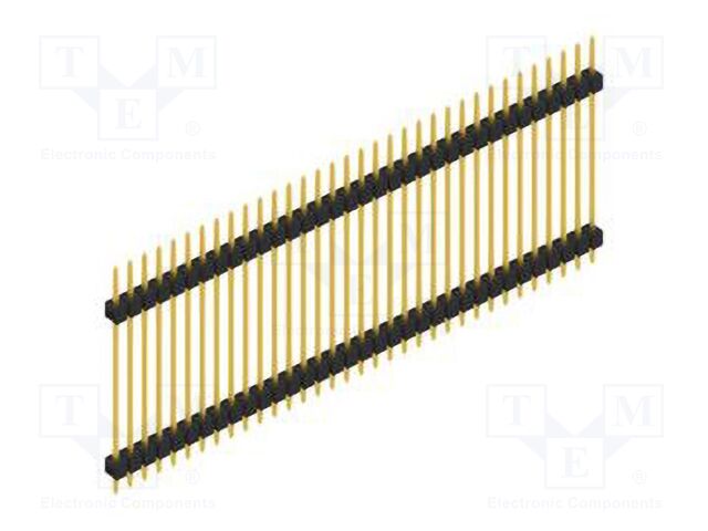 Connector: pin strips; pin header; male; PIN: 34; 2.54mm; THT; 1x34