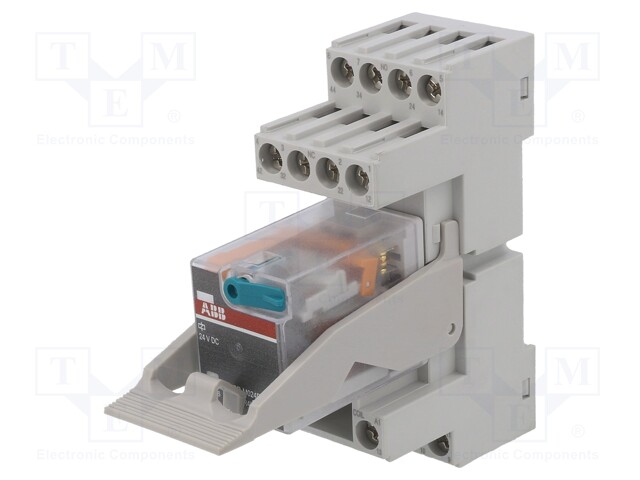 Relay: interface; 4PDT; Ucoil: 24VDC; Mounting: DIN; Series: CR-M