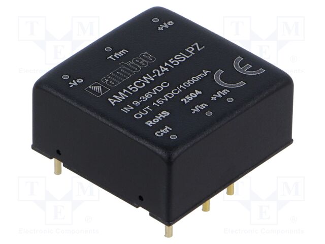 Converter: DC/DC; Protection: short circuit protection SCP