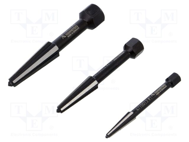Kit: screw extractor; 3pcs.