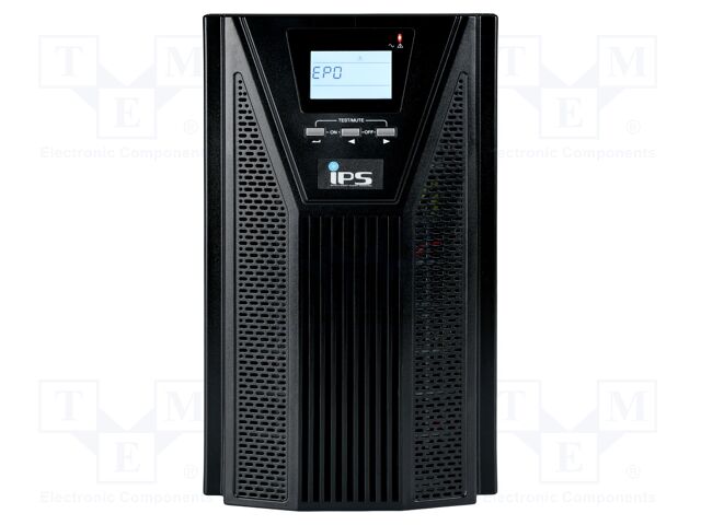 Power supply: UPS; 2.7W; 3VA; Uin: 172÷264V; 191x464x335mm; 9mAh