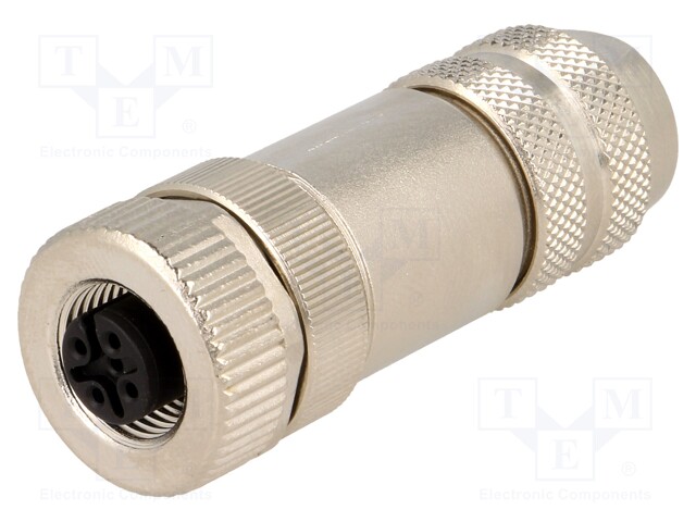 Plug; M12; PIN: 5; female; A code-DeviceNet / CANopen; for cable