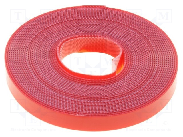 Tape: velcro; W: 9mm; L: 5m; D: 0.25mm; acrylic; transparent; -30÷90°C