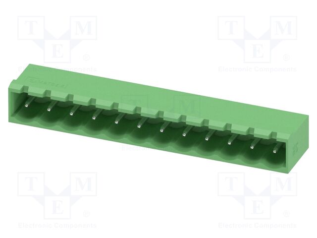 PCB headers, nominal cross section: 2.5 mm?, color: green, n