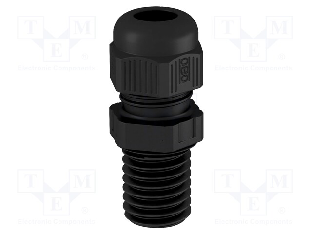 Cable gland; with long thread; M50; black