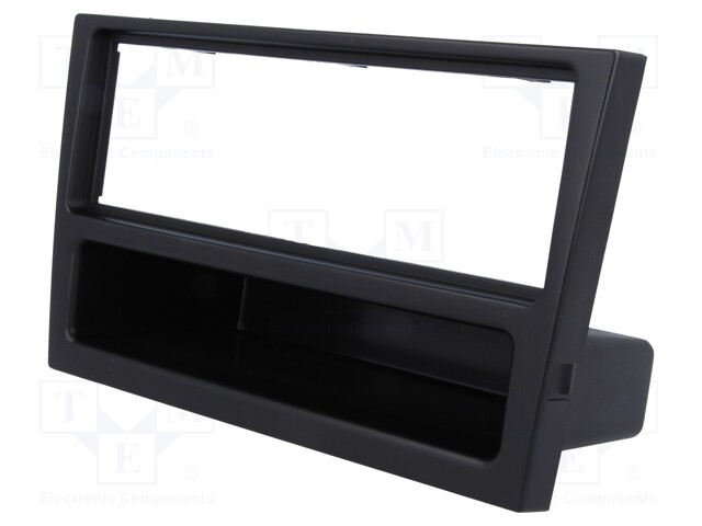 Radio mounting frame; Opel; 1 DIN; black