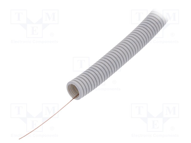 Protective tube; ØBraid : 20mm; grey; L: 50m; -5÷60°C; Øint: 14.9mm