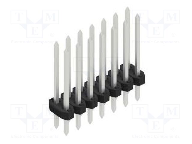 Connector: pin strips; pin header; male; PIN: 14; 2mm; THT; 2x7; 100V