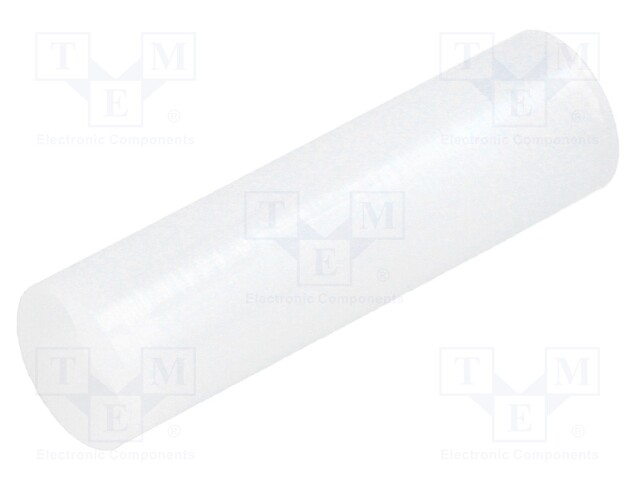 Spacer sleeve; LED; Øout: 5mm; ØLED: 5mm; L: 17.5mm; natural; UL94V-2