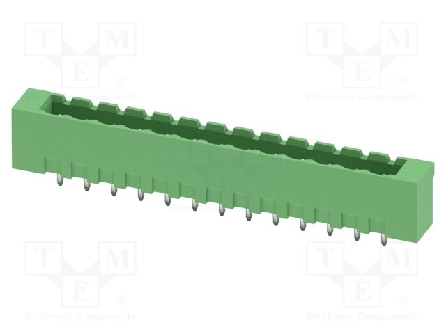 PCB headers, nominal cross section: 2.5 mm2, color: green, n