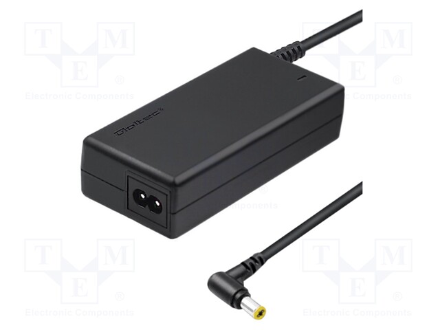 Power supply: switched-mode; 19VDC; 1.58A; Out: 5,5/1,7; 30W