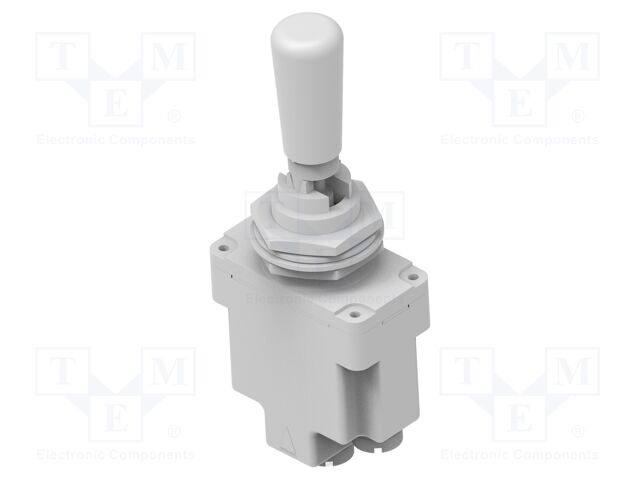 Switch: toggle; Pos: 3; SP3T; ON-OFF-ON; 15A/115VAC; 20A/28VDC