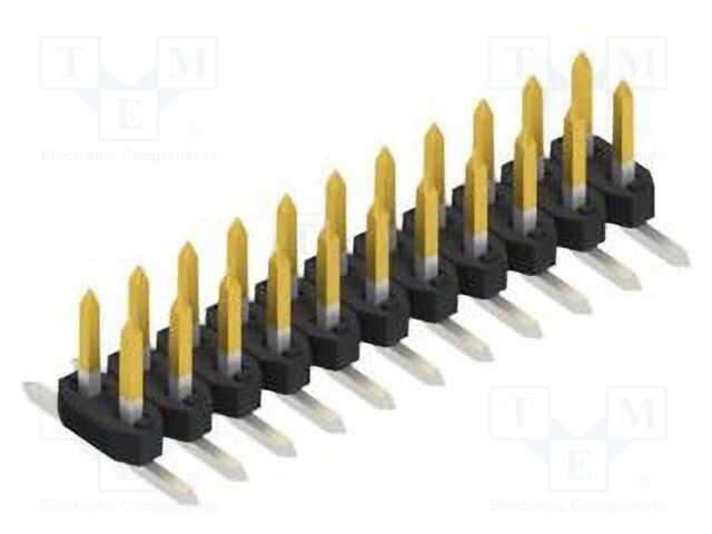 Connector: pin strips; pin header; male; PIN: 22; 2mm; SMT; 2x11